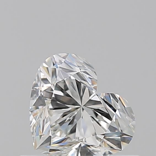 0.52 carat H-VVS1 Natūralus Heart Deimantas (1)