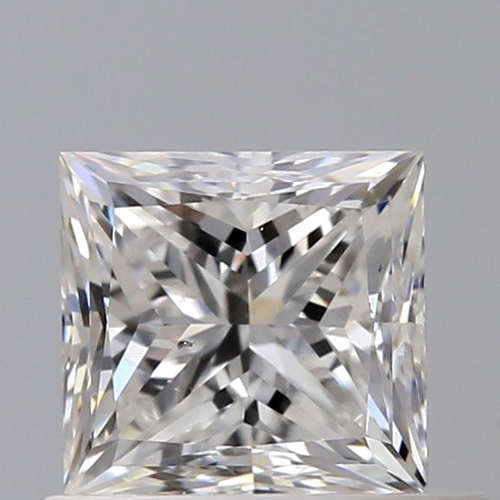 0.6 carat E-VS2 Natūralus Princess Deimantas (1)