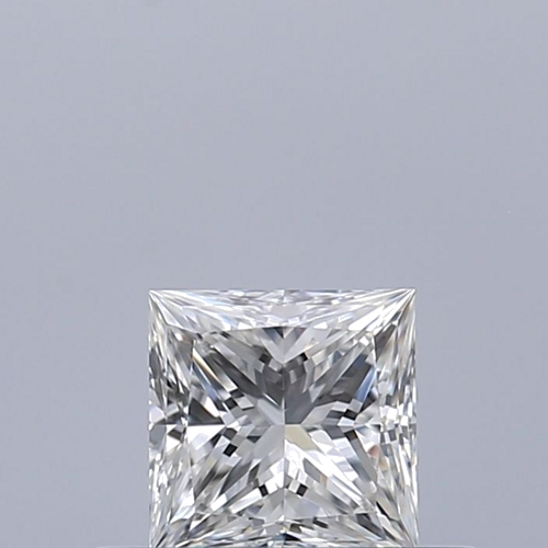 0.34 carat F-IF Natūralus Princess Deimantas (1)
