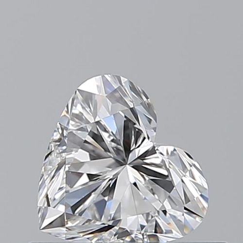 0.5 carat E-VVS1 Natūralus Heart Deimantas (1)