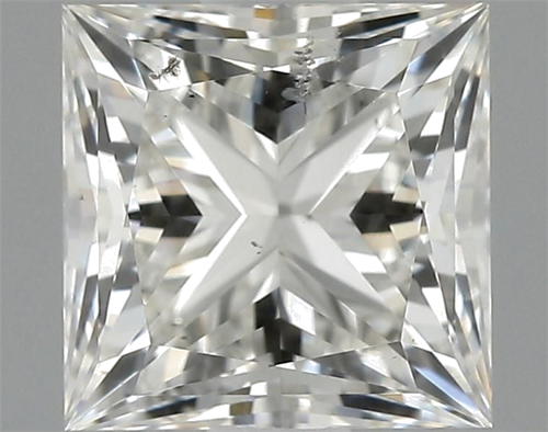 1.09 carat I-SI2 Natūralus Princess Deimantas (1)