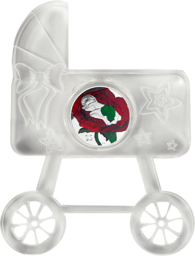 1/2 oz Naujagimis Mergelių Salos sidabrinė moneta (1)