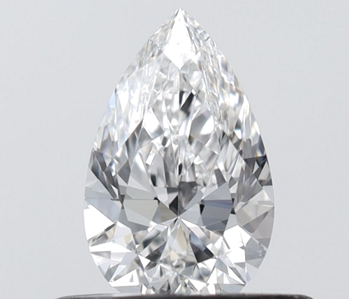 0.41 carat F-VVS1 Natūralus Pear Deimantas (1)