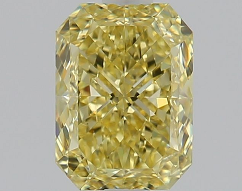 1.01 carat Fancy Yellow-VS1 Natūralus Radiant Deimantas (1)