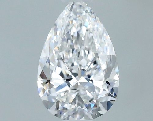 0.51 carat D-VS1 Natūralus Pear Deimantas (1)
