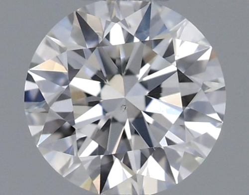 0.37 carat F-SI1 Excellent cut Natūralus Round Deimantas (1)