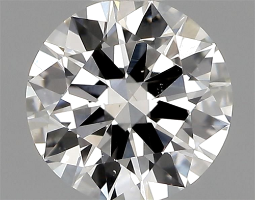 0.46 carat F-SI1 Excellent cut Natūralus Round Deimantas (1)