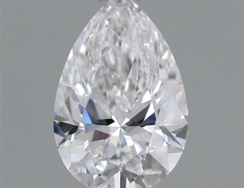 0.4 carat D-VVS1 Natūralus Pear Deimantas (1)