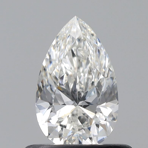 0.5 carat H-SI1 Natūralus Pear Deimantas (1)