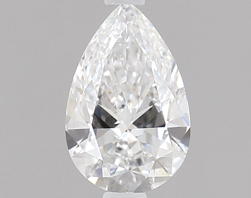 0.5 carat D-VVS1 Natūralus Pear Deimantas (1)