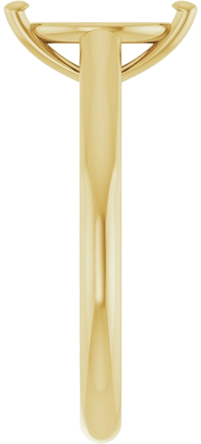 Sužadėtuvių Žiedas „Sculptural“ 14k yellow gold Marquise 10mm x 5mm (4)