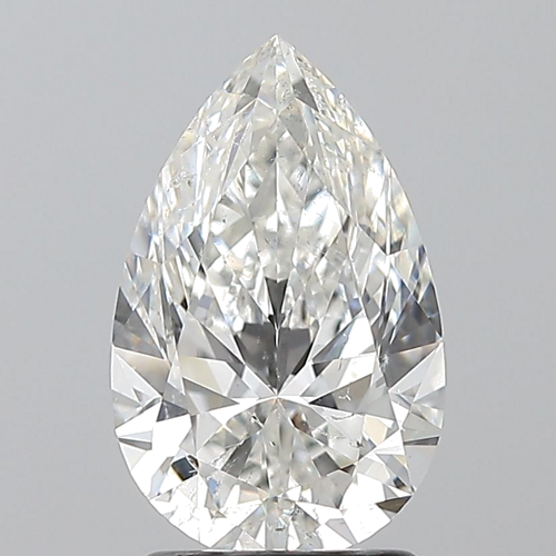 2.01 carat G-SI2 Natūralus Pear Deimantas (1)