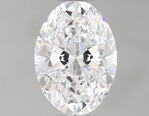 0.5 carat D-VS2 Natūralus Oval Deimantas (1)