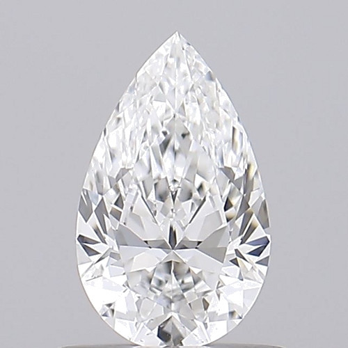 0.61 carat F-SI1 Natūralus Pear Deimantas (1)