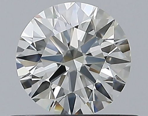 0.53 carat I-VVS1 Excellent cut Natūralus Round Deimantas (1)