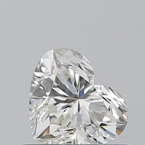 0.52 carat J-VVS2 Natūralus Heart Deimantas (1)