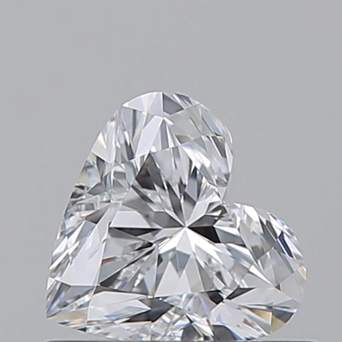 0.64 carat D-VVS2 Natūralus Heart Deimantas (1)