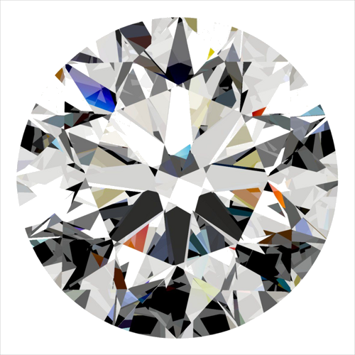 0.4 carat D-VVS2 Very Good cut Natūralus Round Deimantas (1)
