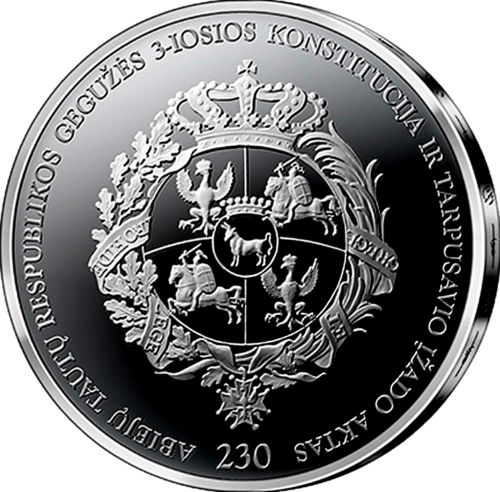 2021 Lithuania May 3rd Constitution of the Republic of Both Nations 20 euro silver coin (2)