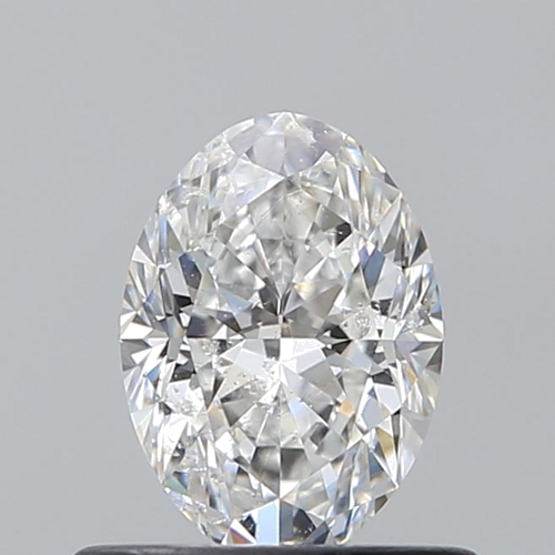 0.6 carat F-SI2 Natūralus Oval Deimantas (1)