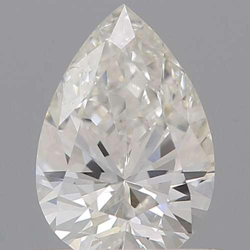 0.6 carat I-VS2 Natūralus Pear Deimantas (1)