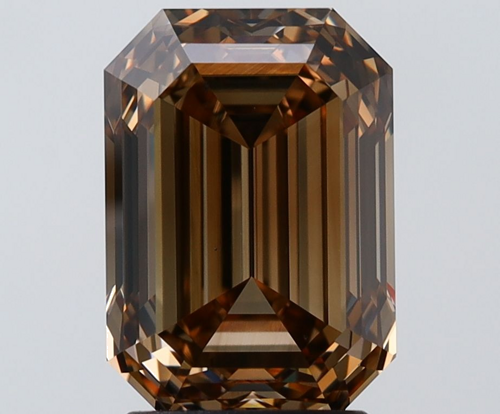 3.01 carat Fancy Brown-VS1 Natūralus Emerald Deimantas (1)