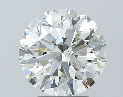 2.7 carat I-SI1 Excellent cut Natūralus Round Deimantas (1)