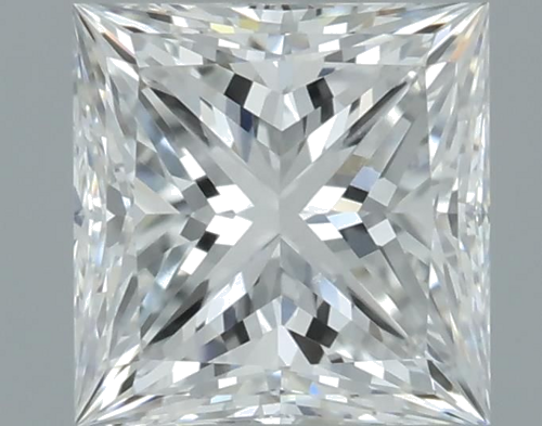 0.9 carat E-VS1 Natūralus Princess Deimantas (1)