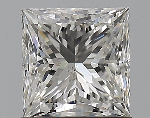0.9 carat H-SI1 Natūralus Princess Deimantas (1)