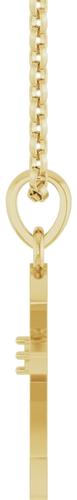 Pakabukas „Accented Cross“ 14k yellow gold Round 1.5mm (3)