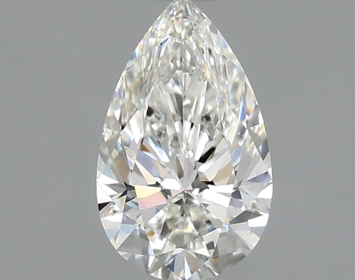 0.66 carat H-VVS1 Natūralus Pear Deimantas (1)
