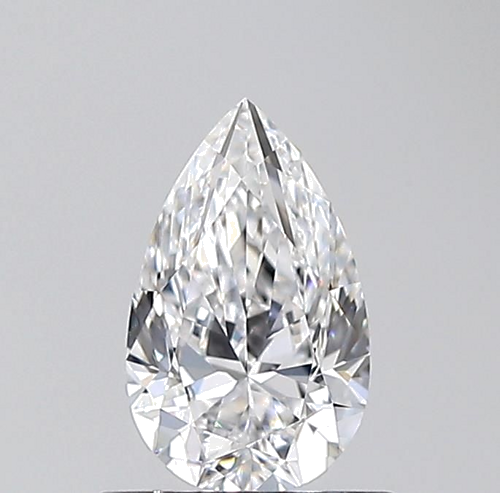 0.7 carat D-VS1 Natūralus Pear Deimantas (1)