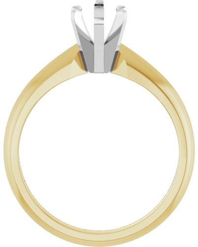 Sužadėtuvių Žiedas „Solitaire“ 14k yellow/white gold Marquise 9.5mm x 5mm (2)