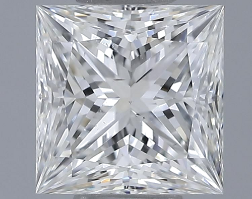 1.1 carat I-SI1 Natūralus Princess Deimantas (1)