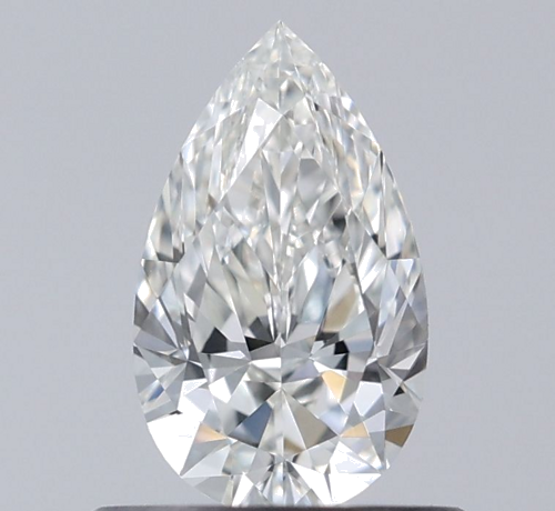 0.51 carat I-VVS1 Natūralus Pear Deimantas (1)