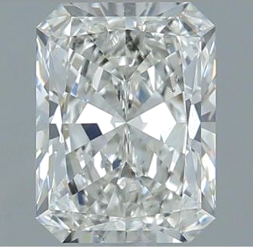 2.0 carat H-SI1 Natūralus Radiant Deimantas (1)