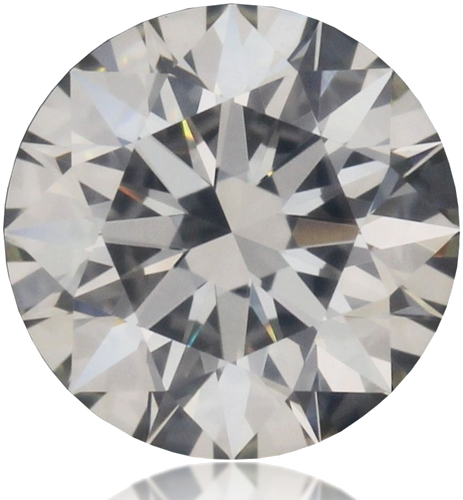 0.37 carat H-VVS1 Excellent cut Natūralus Round Deimantas (1)