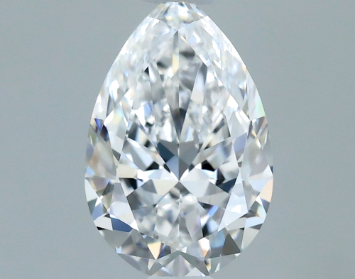 0.7 carat D-IF Natūralus Pear Deimantas (1)
