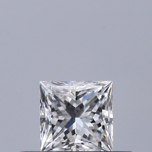 0.3 carat D-VVS1 Natūralus Princess Deimantas (1)