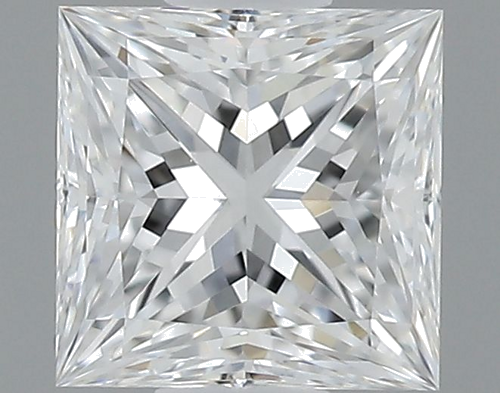 0.52 carat E-VS1 Natūralus Princess Deimantas (1)