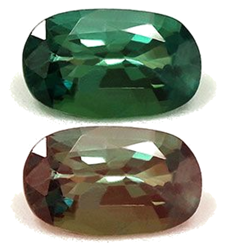 0.44 carat GREEN Cushion Alexandrite (1)