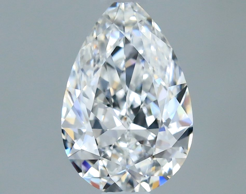 0.4 carat D-VVS1 Natūralus Pear Deimantas (1)