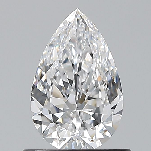 0.7 carat D-VS1 Natūralus Pear Deimantas (1)