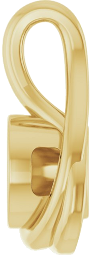 14K Yellow 5.2 mm Round Pendant Mounting (3)