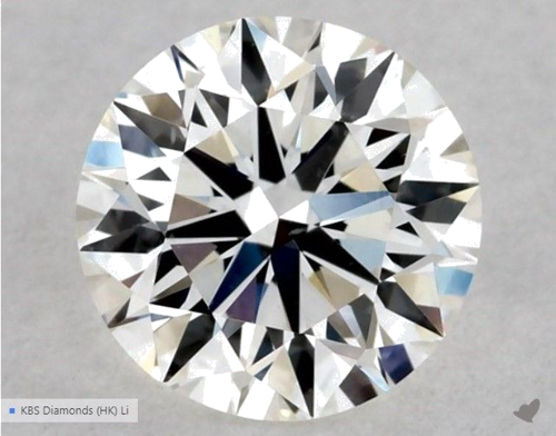 0.5 carat H-VS2 Excellent cut Natūralus Round Deimantas (1)