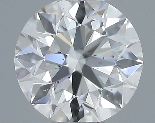 0.5 carat F-SI1 Excellent cut Natūralus Round Deimantas (1)