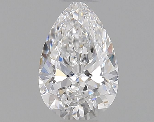 0.31 carat D-VVS1 Natūralus Pear Deimantas (1)