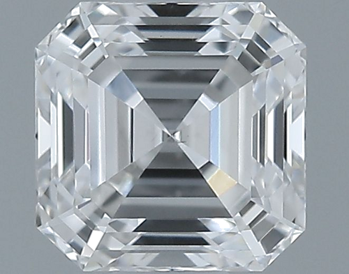 0.5 carat F-VS1 Natūralus Asscher Deimantas (1)