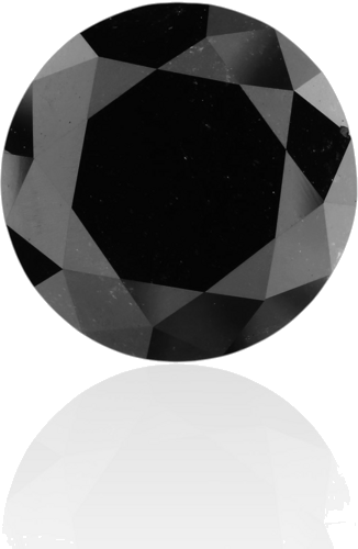 5.98 carat Fancy Black-VVS2 Excellent cut Natūralus Round Deimantas (1)