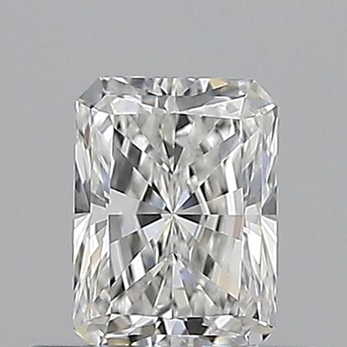 0.5 carat F-VVS1 Natūralus Radiant Deimantas (1)